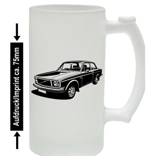 Volvo 140  (1966-1974) Bierkrug / Beermug m. Aufdruck