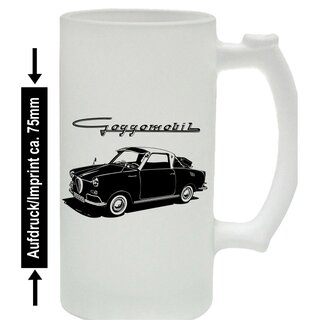 Glas Goggomobil Coupe TS 250 V2  Bierkrug / Beermug m. Aufdruck