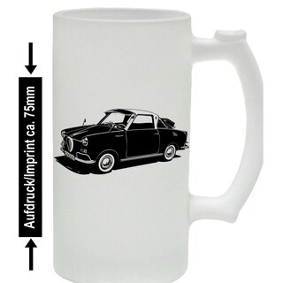 Glas Goggomobil Coupe TS 250 V2  Bierkrug / Beermug m. Aufdruck