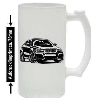 BMW X6 (2008 - )  Bierkrug / Beermug m. Aufdruck