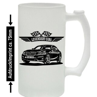 BMW 2er Coup F22 (ab 2013 -) Bierkrug / Beermug m. Aufdruck