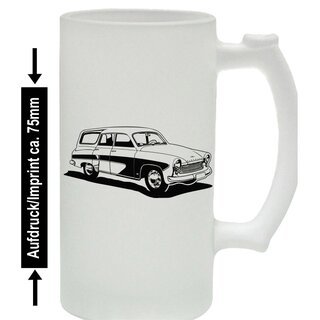 Wartburg 311 - 312 (1956 - 1967) Bierkrug / Beermug m. Aufdruck