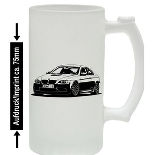 BMW 3er Coup E92  (2006 - 2013) Bierkrug / Beermug m. Aufdruck