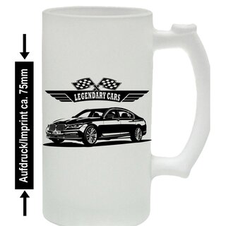 BMW 7er G11/G12 ( ab 2016) Bierkrug / Beermug m. Aufdruck