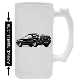 Honda Civic Coup CRX Typ AF/AS  (1983 - 1987)  Bierkrug / Beermug m. Aufdruck