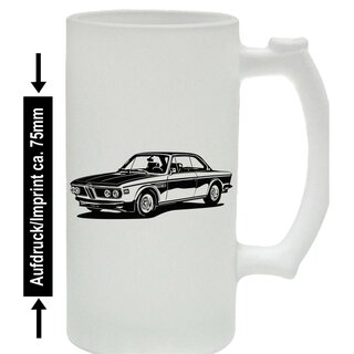 BMW CS E9  (1968 - 1975) Bierkrug / Beermug m. Aufdruck