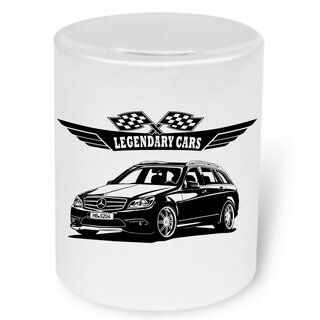 Mercedes Benz T-Modell S204  C-Klasse  (2007- 2014)  -  Moneybox / Spardose mit Aufdruck