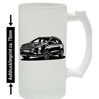 Ford Kuga  (ab 2017 -) Bierkrug / Beermug m. Aufdruck