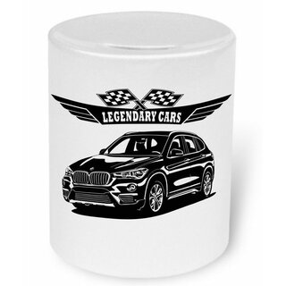 BMW X1 F48  Moneybox / Spardose mit Aufdruck