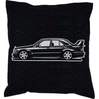 Mercedes Benz 190E 2.5 - 16 Evo2 W201 (1982-1993) - Car-Art-Kissen / Car-Art-Pillow