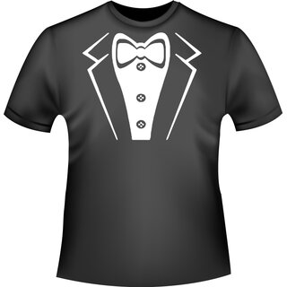 Anzug - Fliegen - T-Shirt  No2