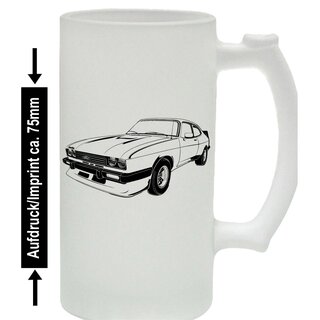 Ford Capri III  2.8 Turbo (1981-1982) Bierkrug / Beermug m. Aufdruck