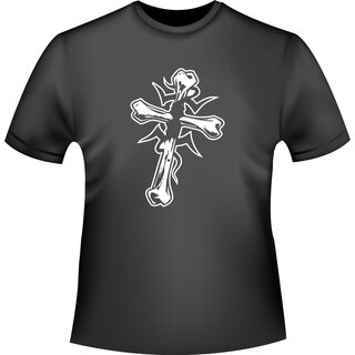 Schdel/Totenkopf Shirt Bones Cross Knochenkreuz