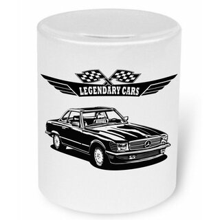 Mercedes Benz 280 - 500 SLC  Coupe  W107 / C107 (1971 - 1989) - Moneybox / Spardose mit Aufdruck