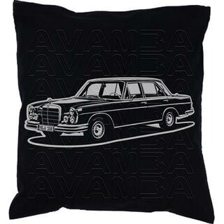 Mercedes Benz W108 / W109 250 S - 300 SEL  Version 3 (1965-1972)   Car-Art-Kissen / Car-Art-Pillow