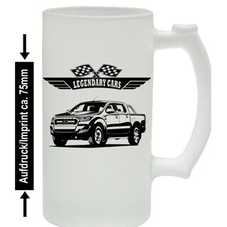 Ford Ranger Pickup V2  Bierkrug / Beermug m. Aufdruck