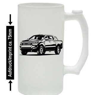 Ford Ranger Pickup V2  Bierkrug / Beermug m. Aufdruck