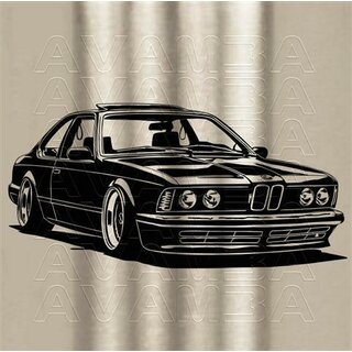 BMW E24 628 630 635 Cs V3 (1975-1989)  Thermobecher Edelstahl, handbedruckt