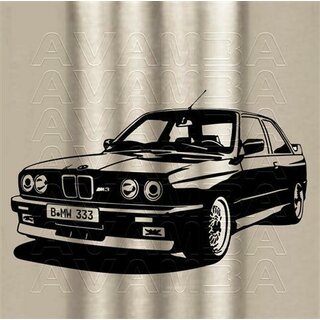 BMW M3 E30 (1986 - 1991)  Thermobecher Edelstahl, handbedruckt